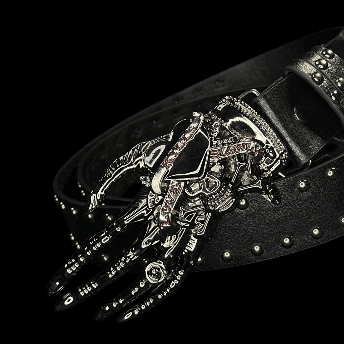 “Love Kills Slowly” Belt (Black)