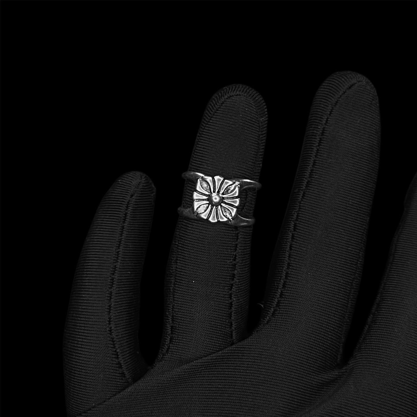 Chrome Maltese Ring