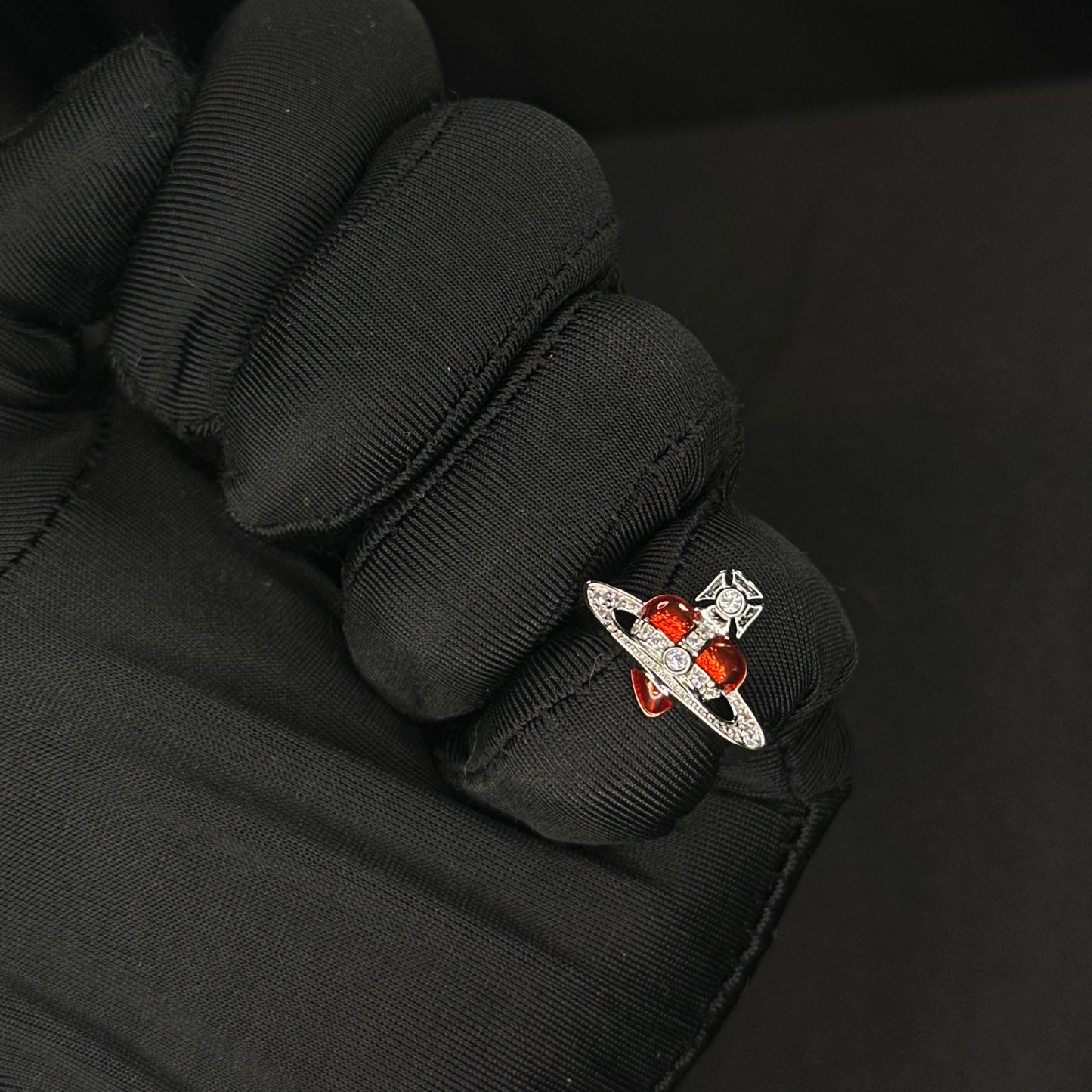 Diamante Heart Ring