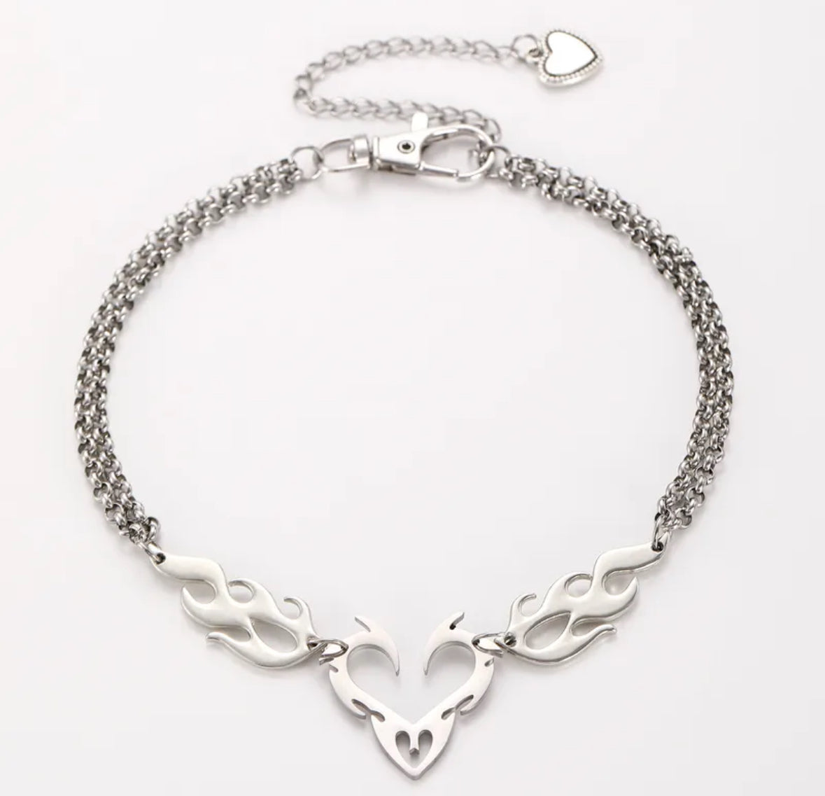 Blazing Heart Necklace