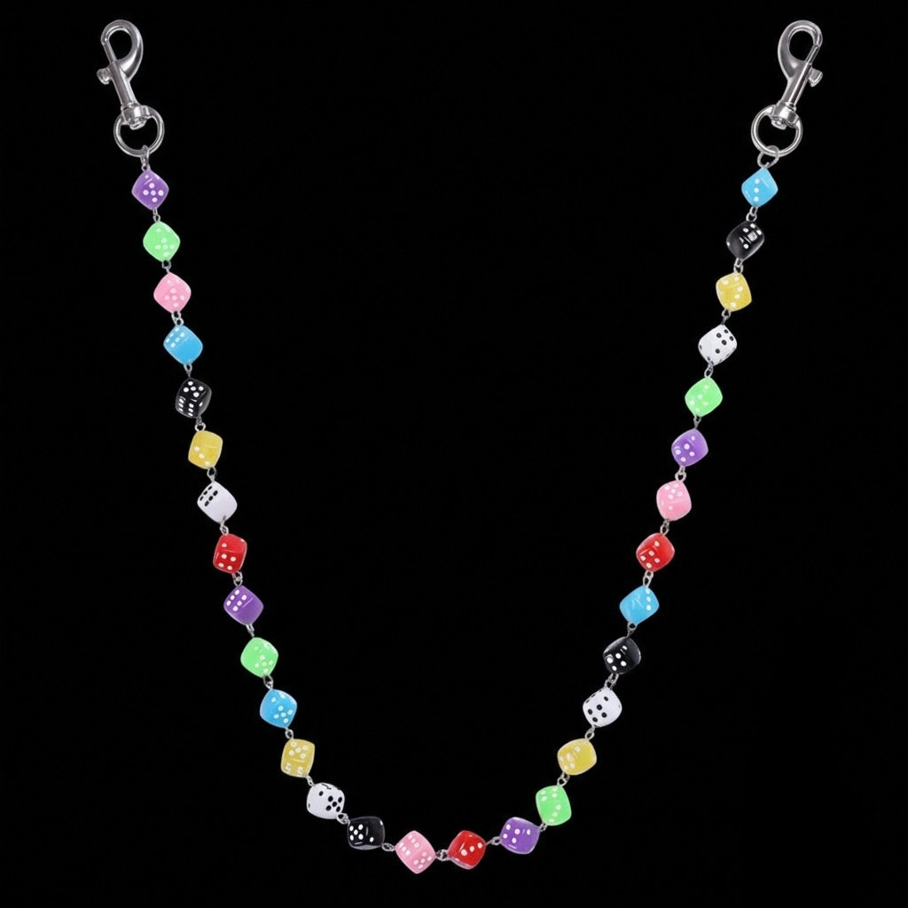 Life Is Dice Jean Chain