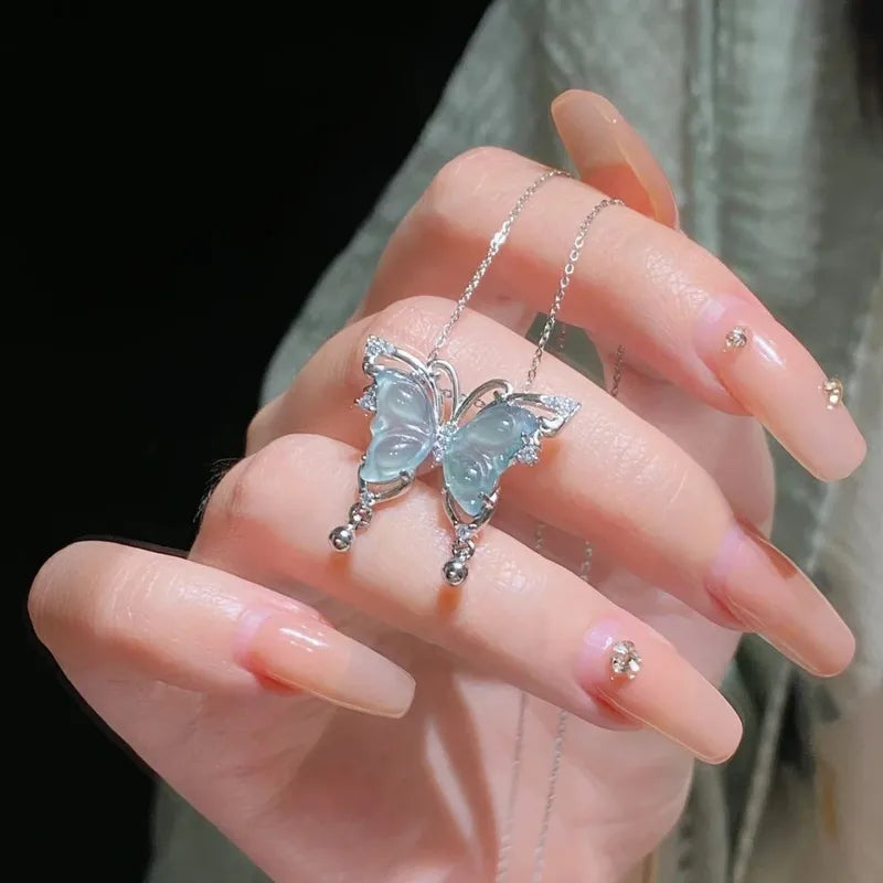 Moonlit Butterfly Pendant