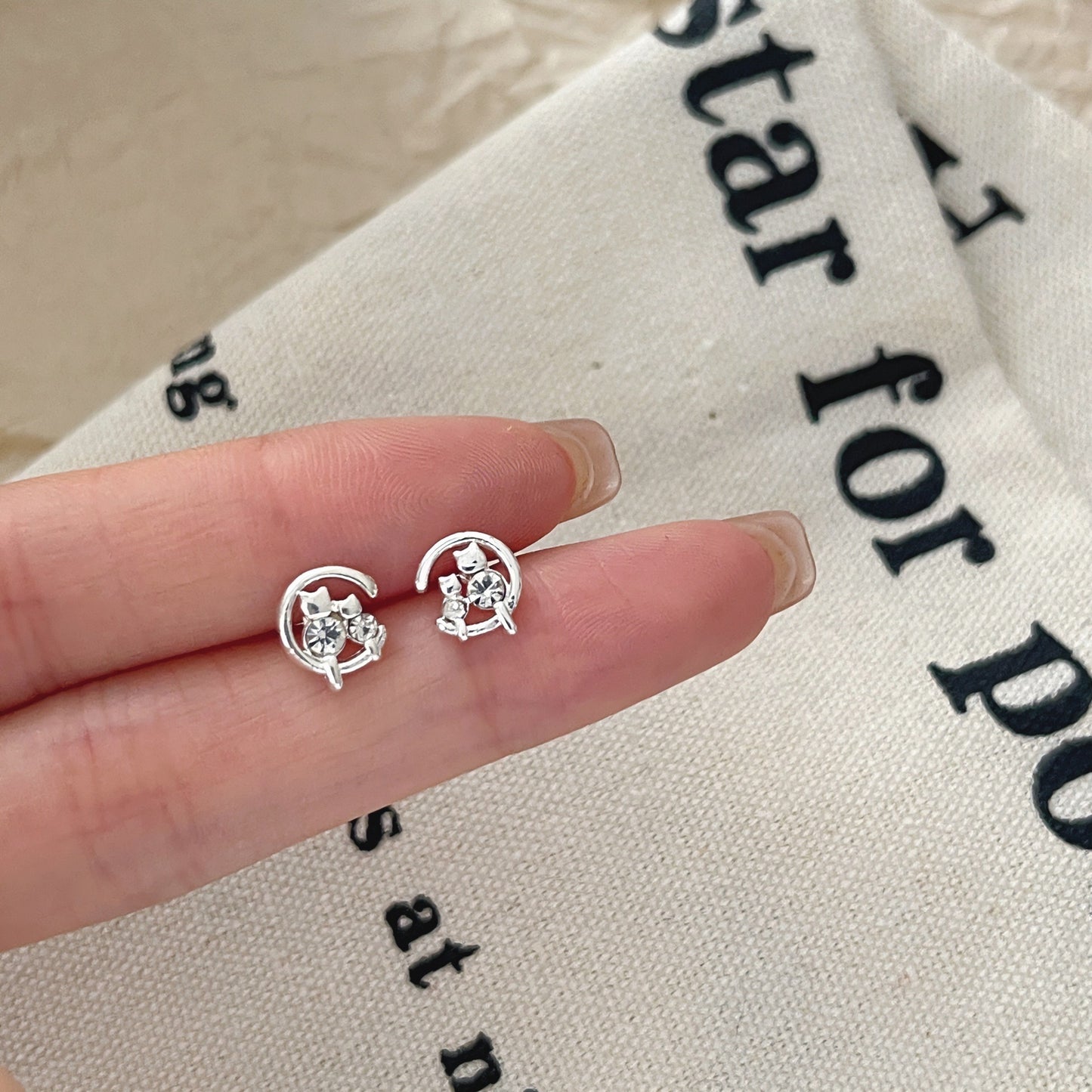 Moon & Meow Earrings