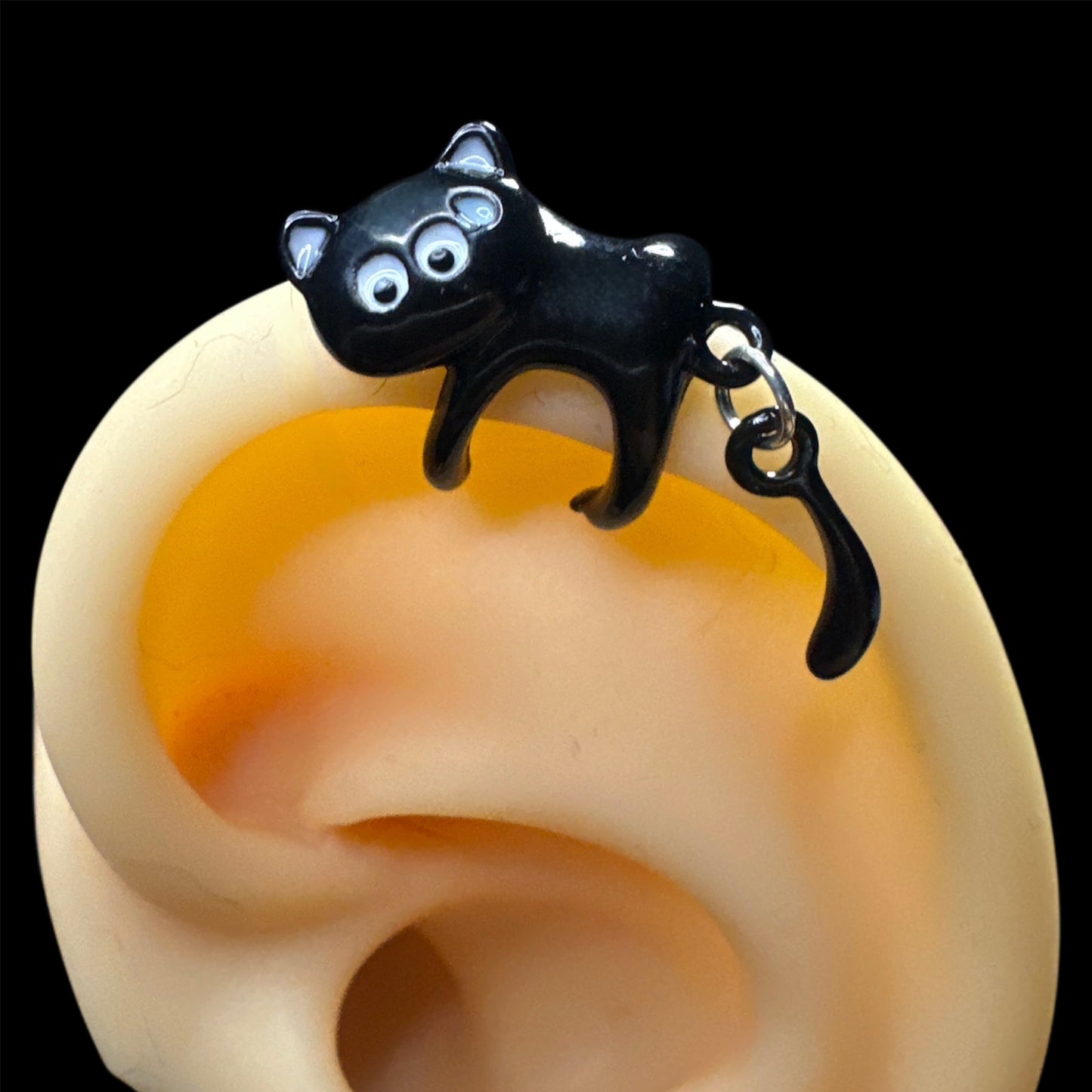 Black Kitty Ear Cuff