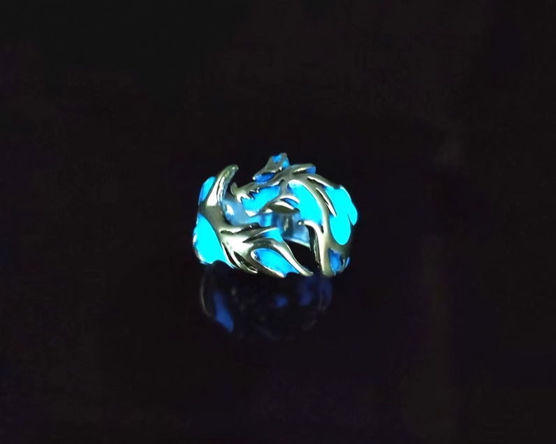 Eternal Flame Glow in dark Ring