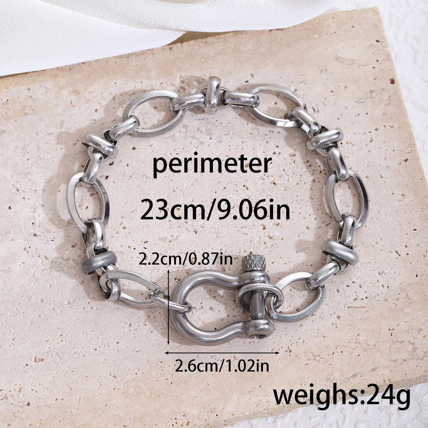 Shackle Chain Bracelet