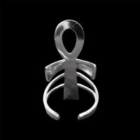 Engraved Relic Ankh Ring