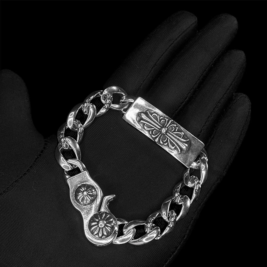 Chrome Obsidian Bracelet