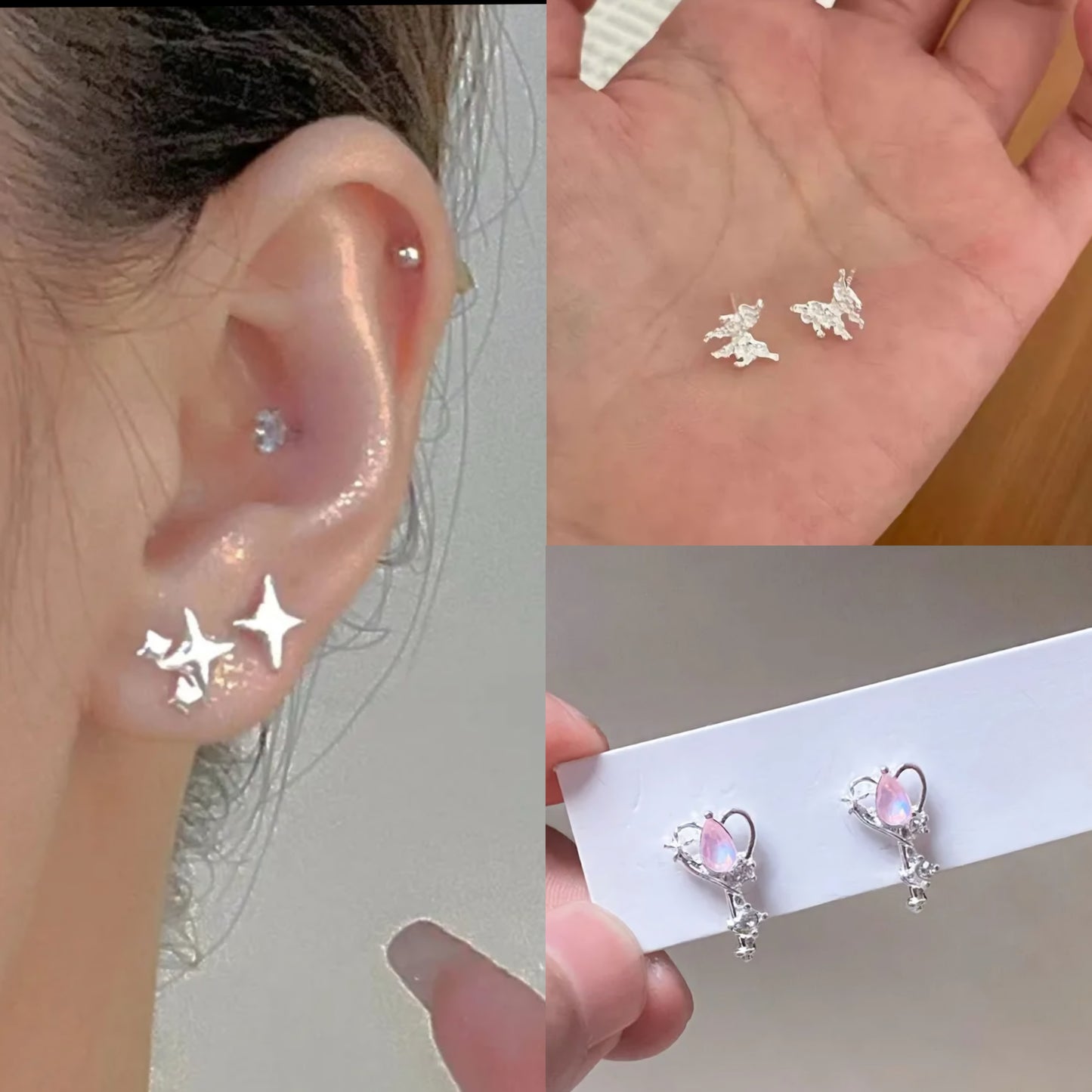 3 Pairs Earrings set