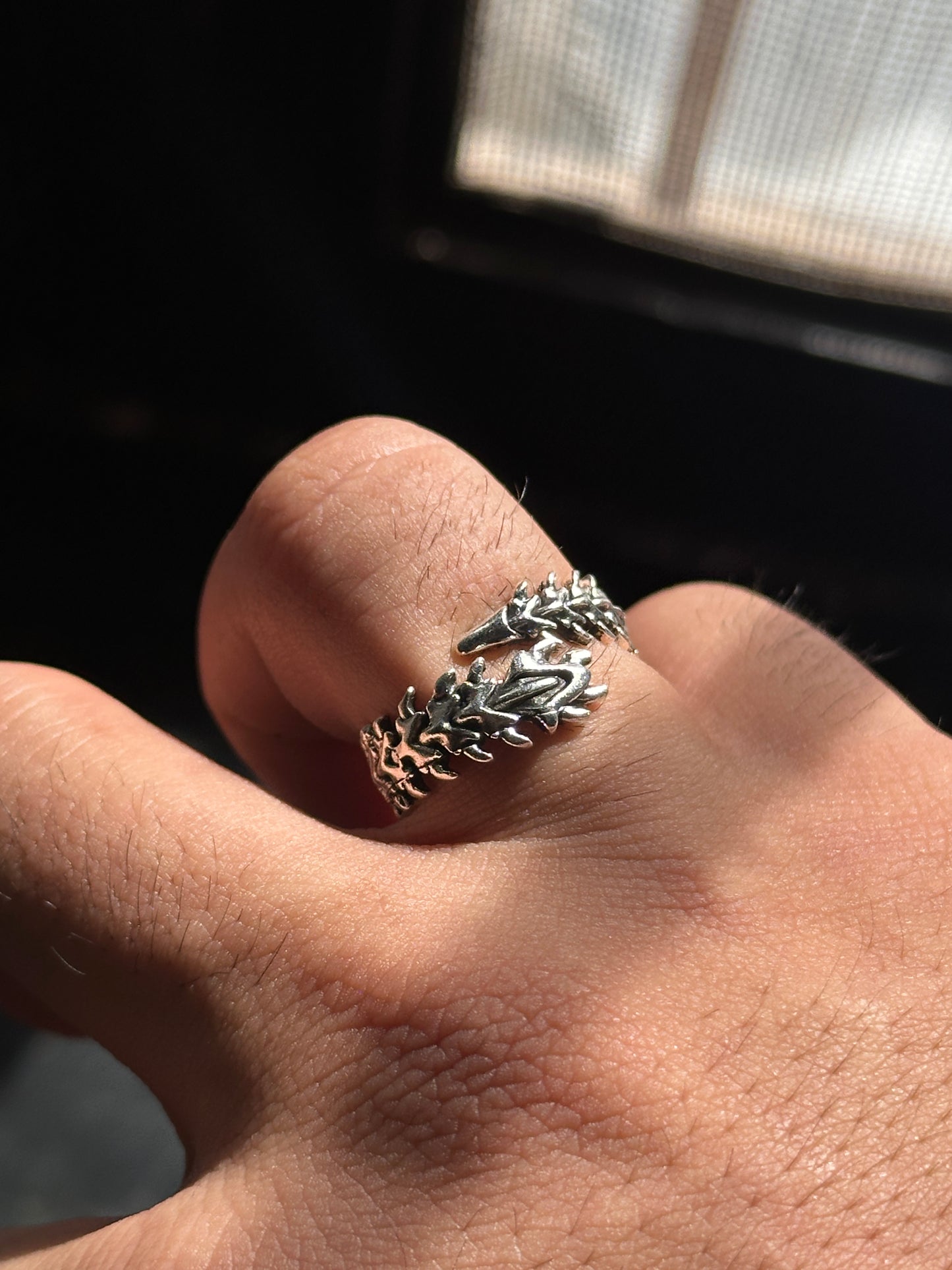 Goth Centipede Ring