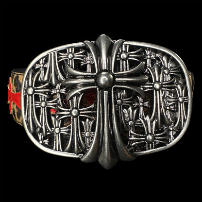 Chrome Cemetery Leopard Belt