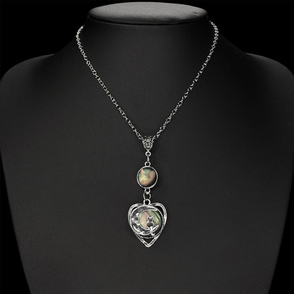 Moon Gazer Kitty Pendant