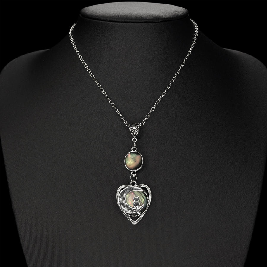 Moon Gazer Kitty Pendant