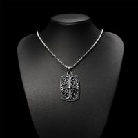 Chrome Fleur Pendant