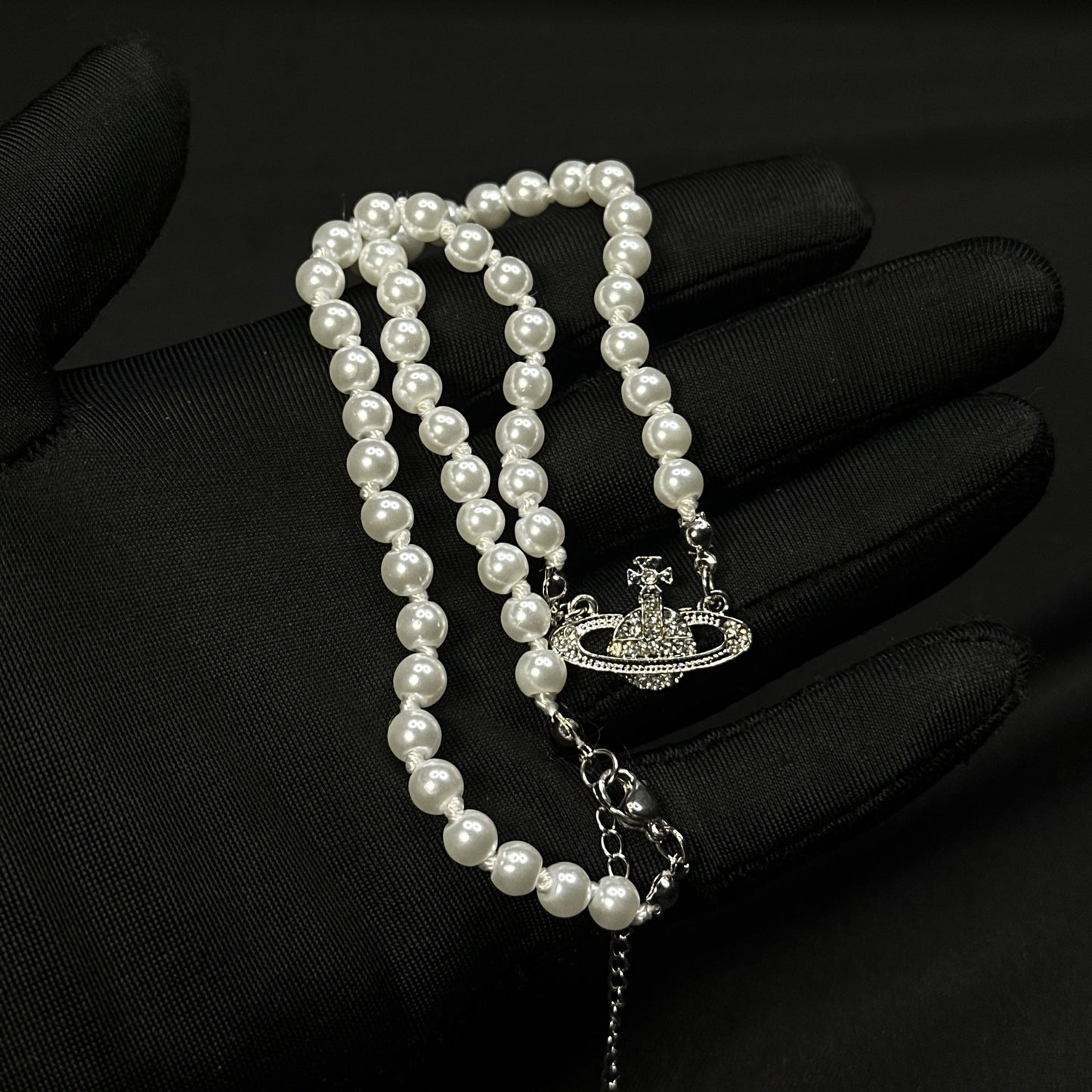 Cosmic Pearl Necklace