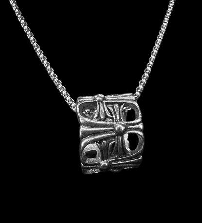 Chrome Graveyard Pendant
