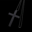Matte Black Cross