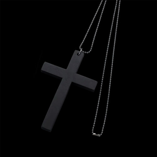 Matte Black Cross
