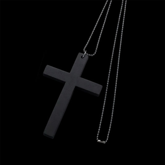 Matte Black Cross