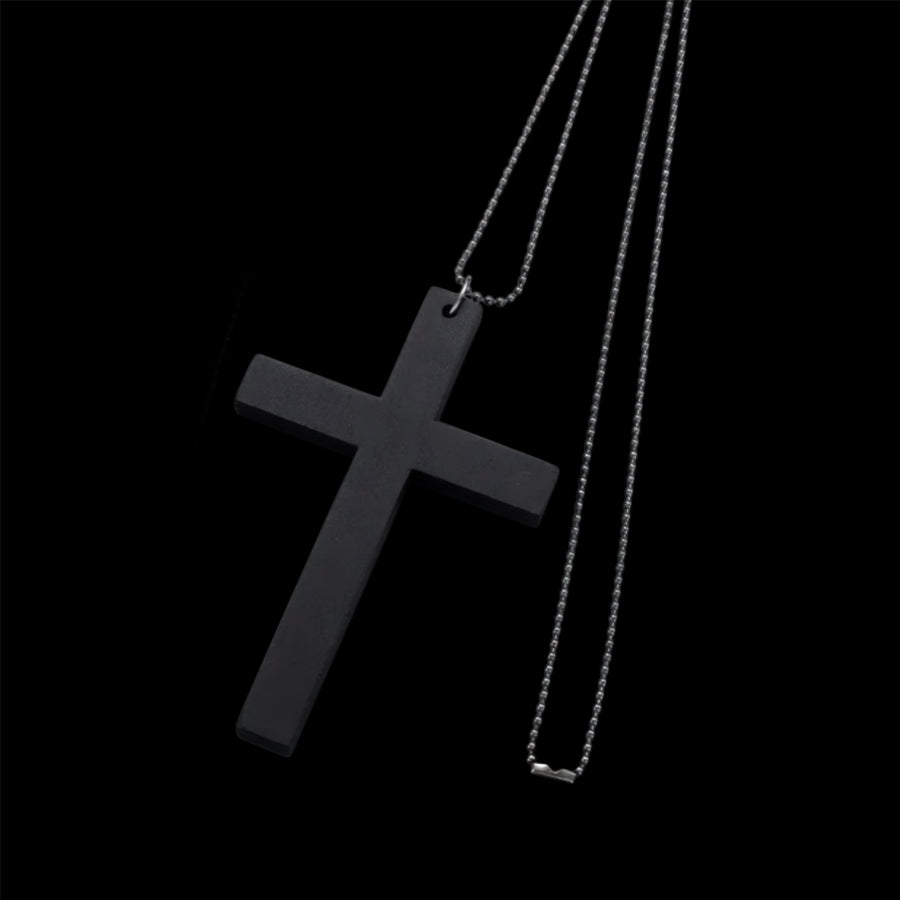 Matte Black Cross