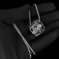 Chrome Graveyard Pendant