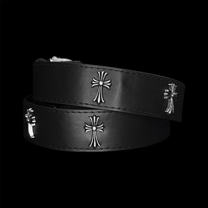 Chrome Cemetery Cross Belt