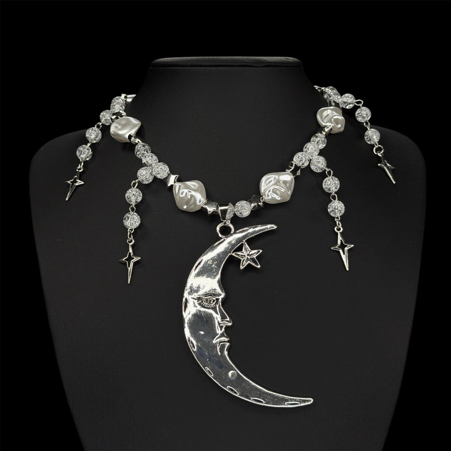 Whimsical Moon Necklace