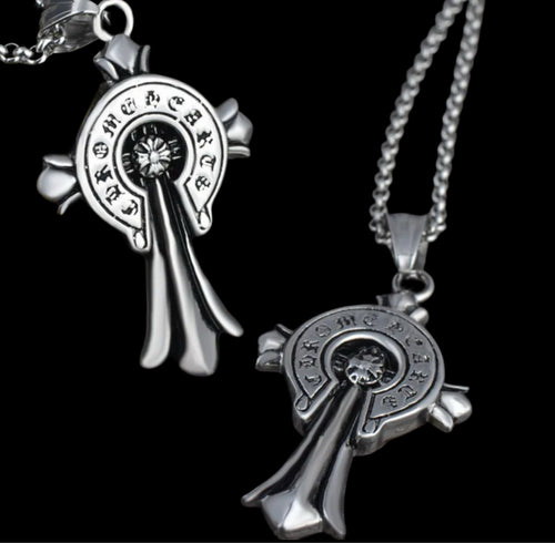 Chrome Cross Pendant