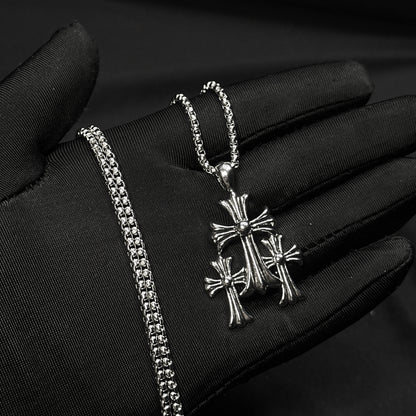 Chrome Trinity Pendant