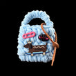 Cozy Pup Crochet Pouch (Baby Blue)