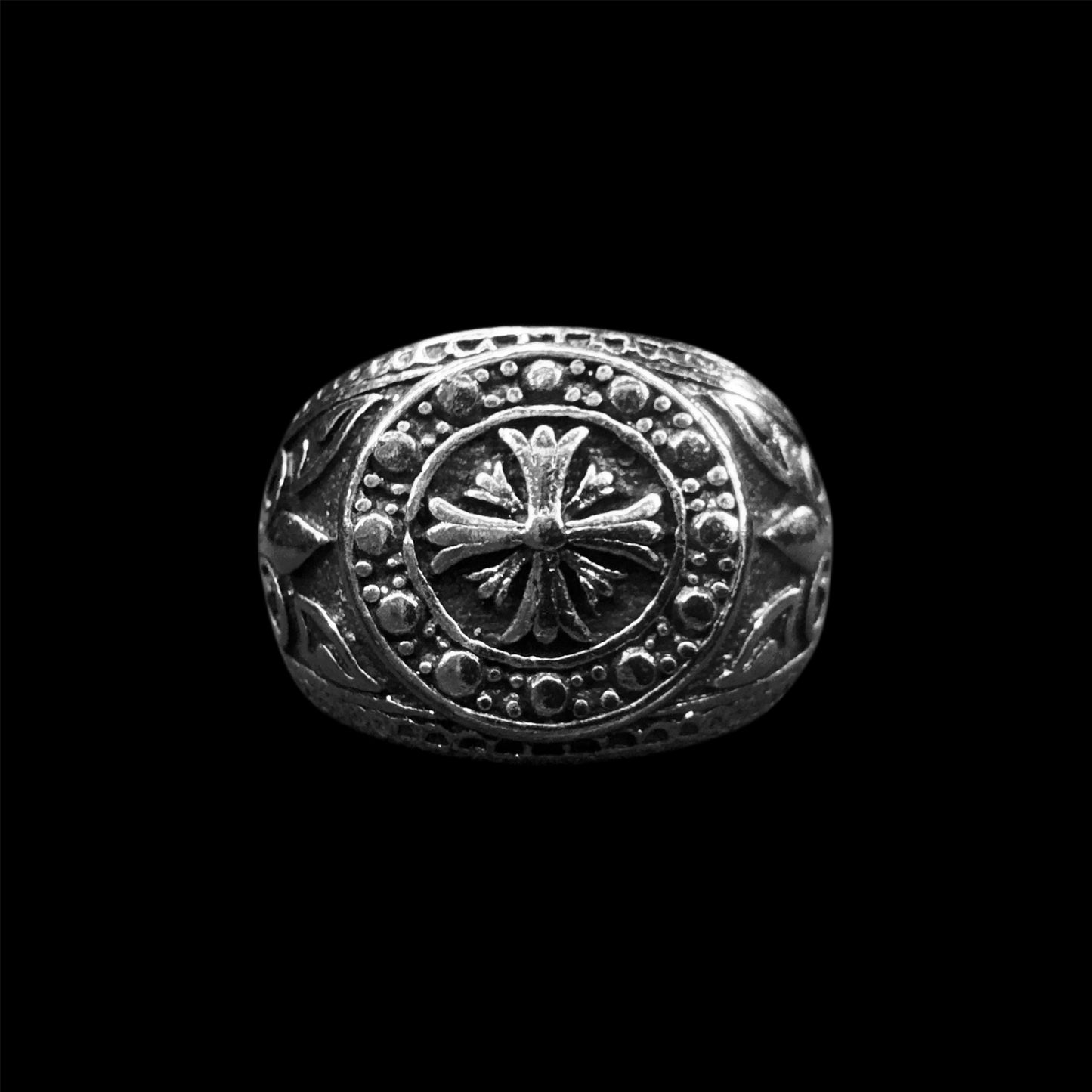Chrome Emblem Ring