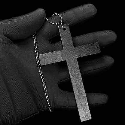 Matte Black Cross