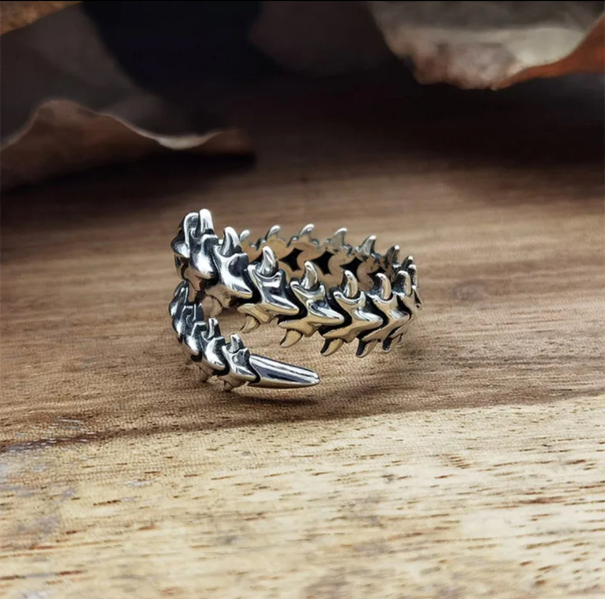 Goth Centipede Ring