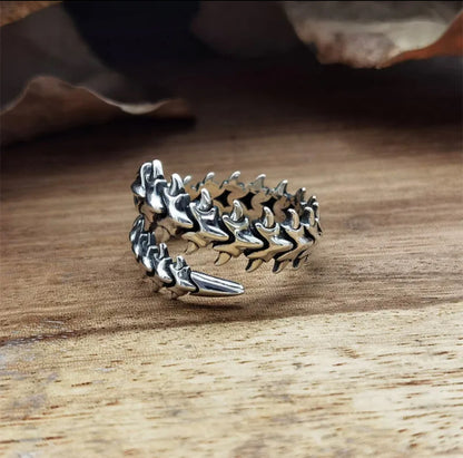 Goth Centipede Ring