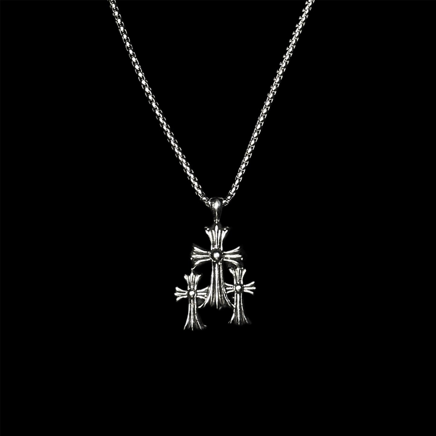 Chrome Trinity Pendant