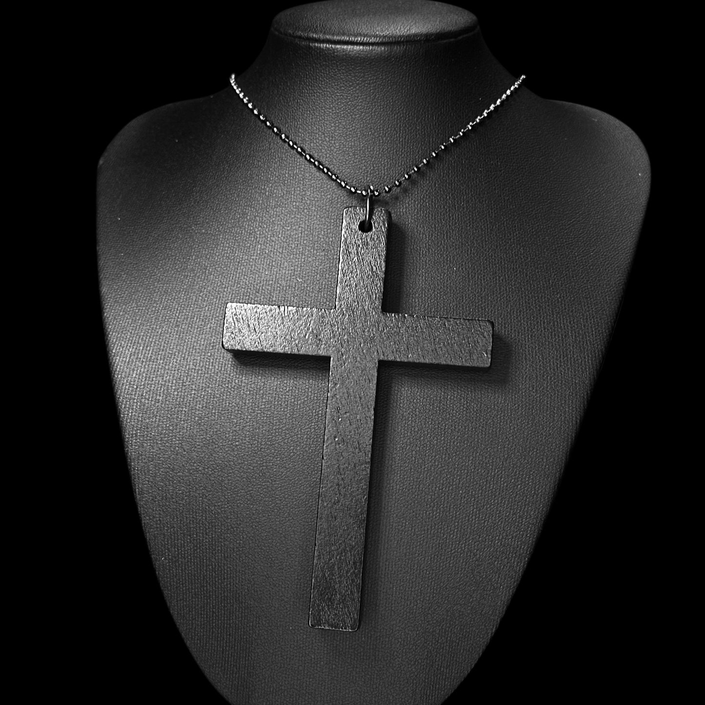 Matte Black Cross