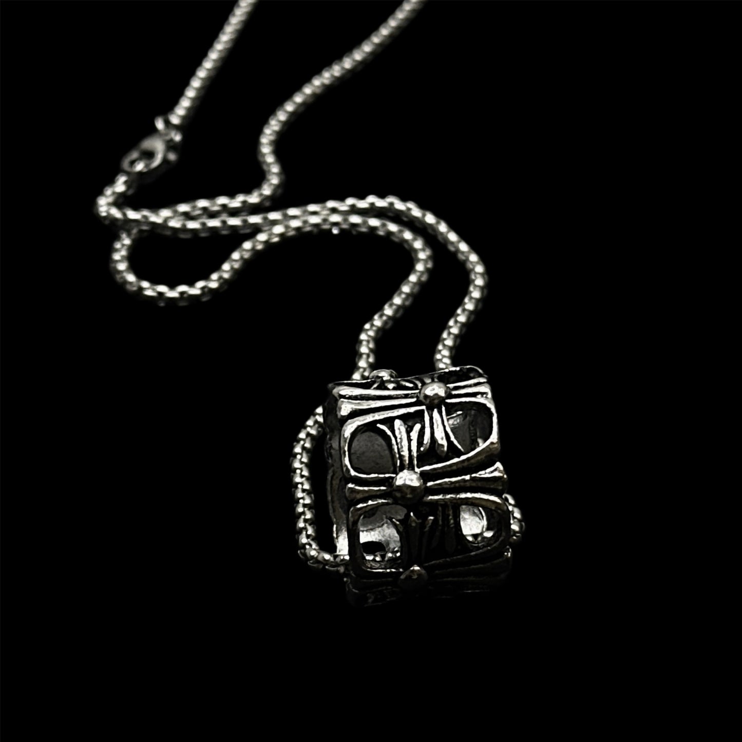 Chrome Graveyard Pendant