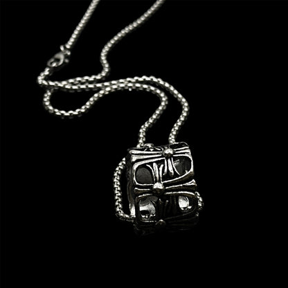 Chrome Graveyard Pendant