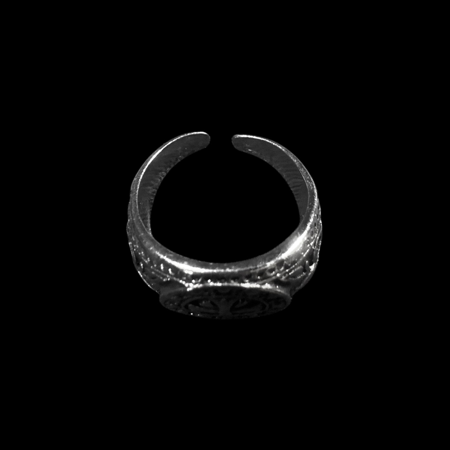 Chrome Emblem Ring