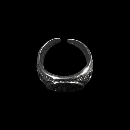Chrome Emblem Ring