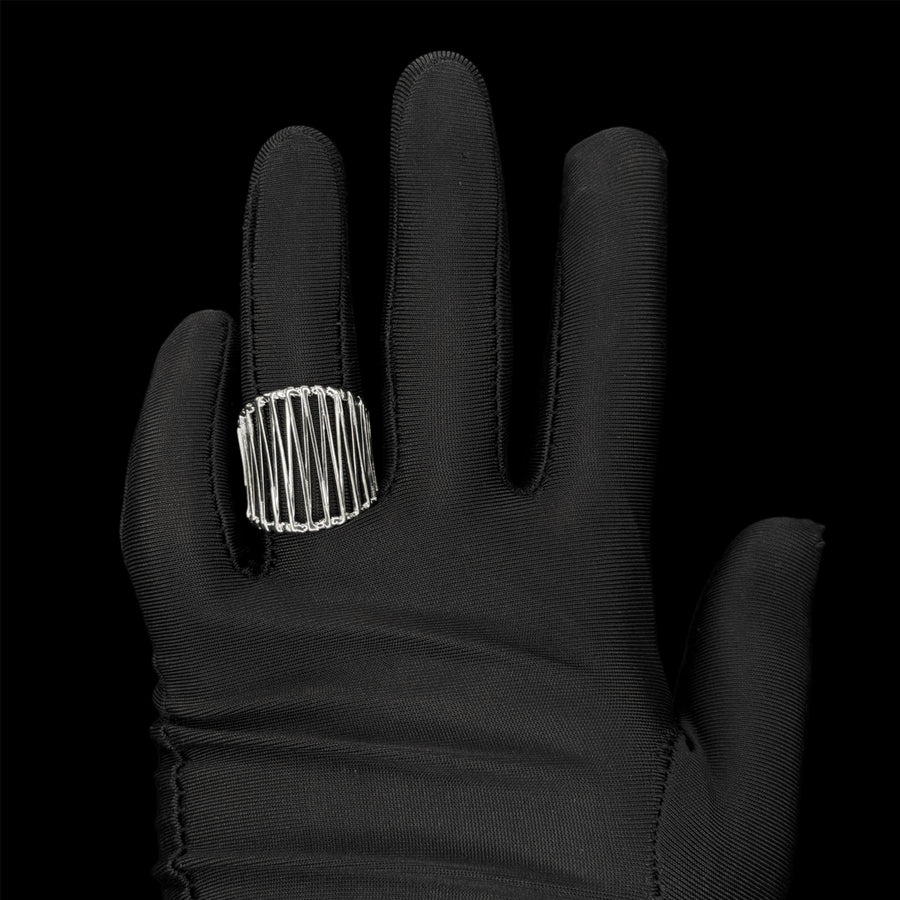 Silver Barricade Ring