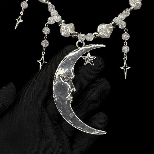 Whimsical Moon Necklace