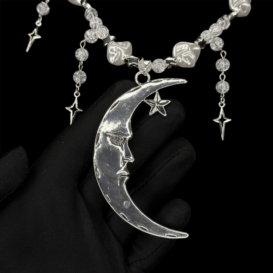 Whimsical Moon Necklace