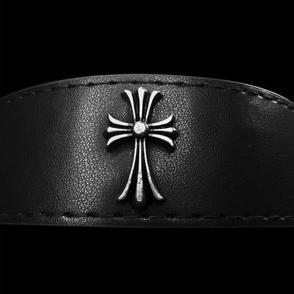 Chrome Cemetery Cross Belt