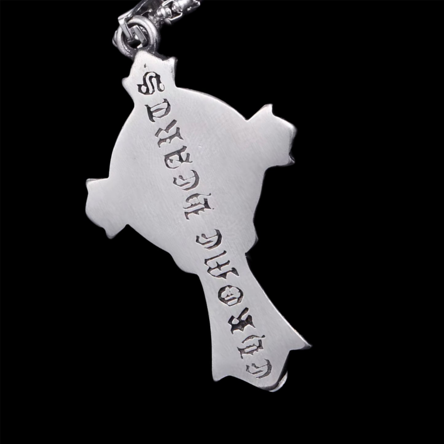 Chrome Cross Pendant