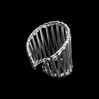 Silver Barricade Ring