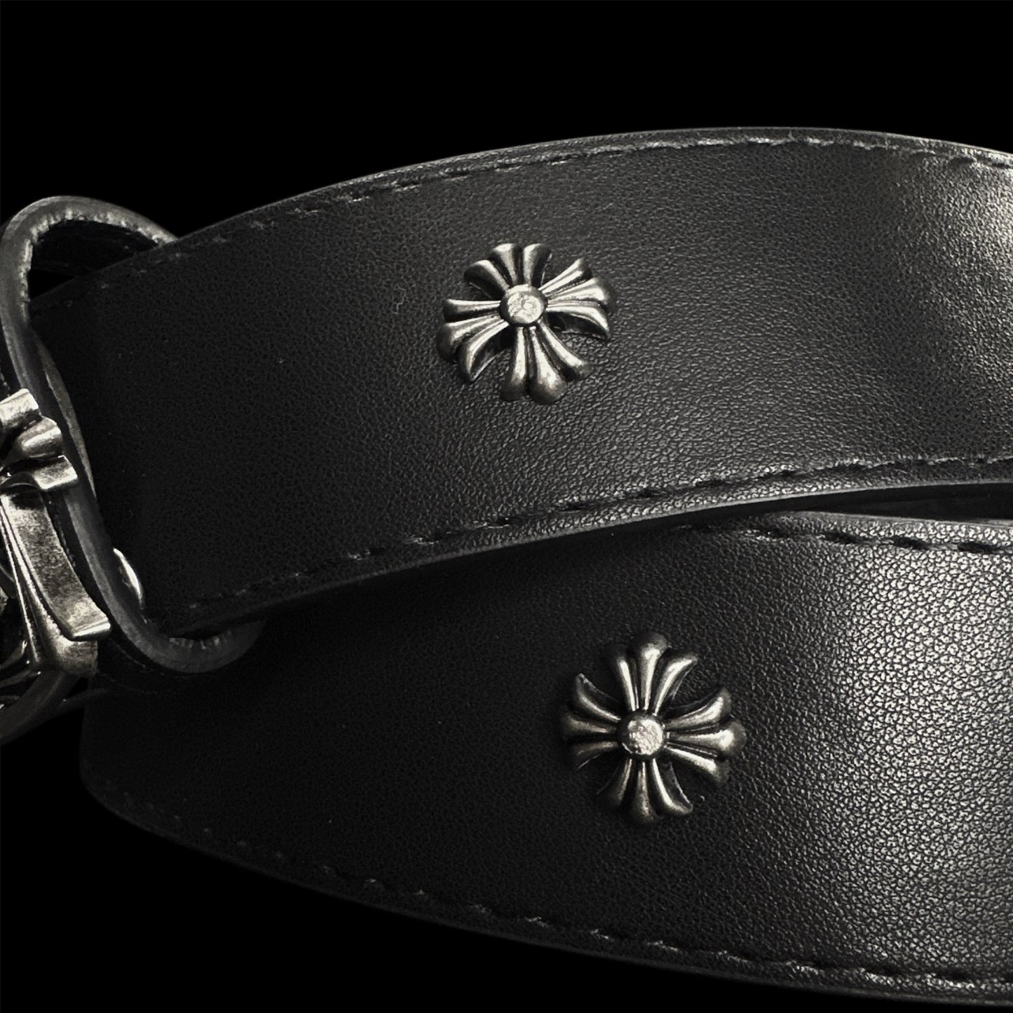 Chrome Cemetery Cross Belt