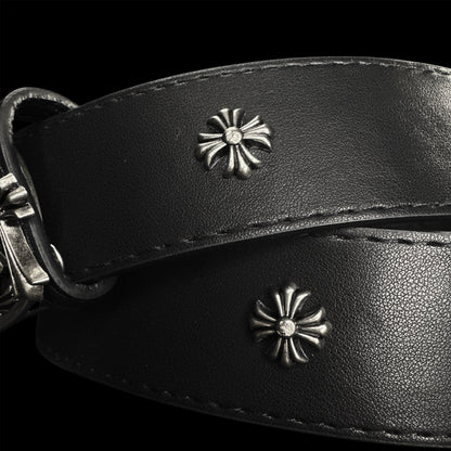 Chrome Cemetery Cross Belt