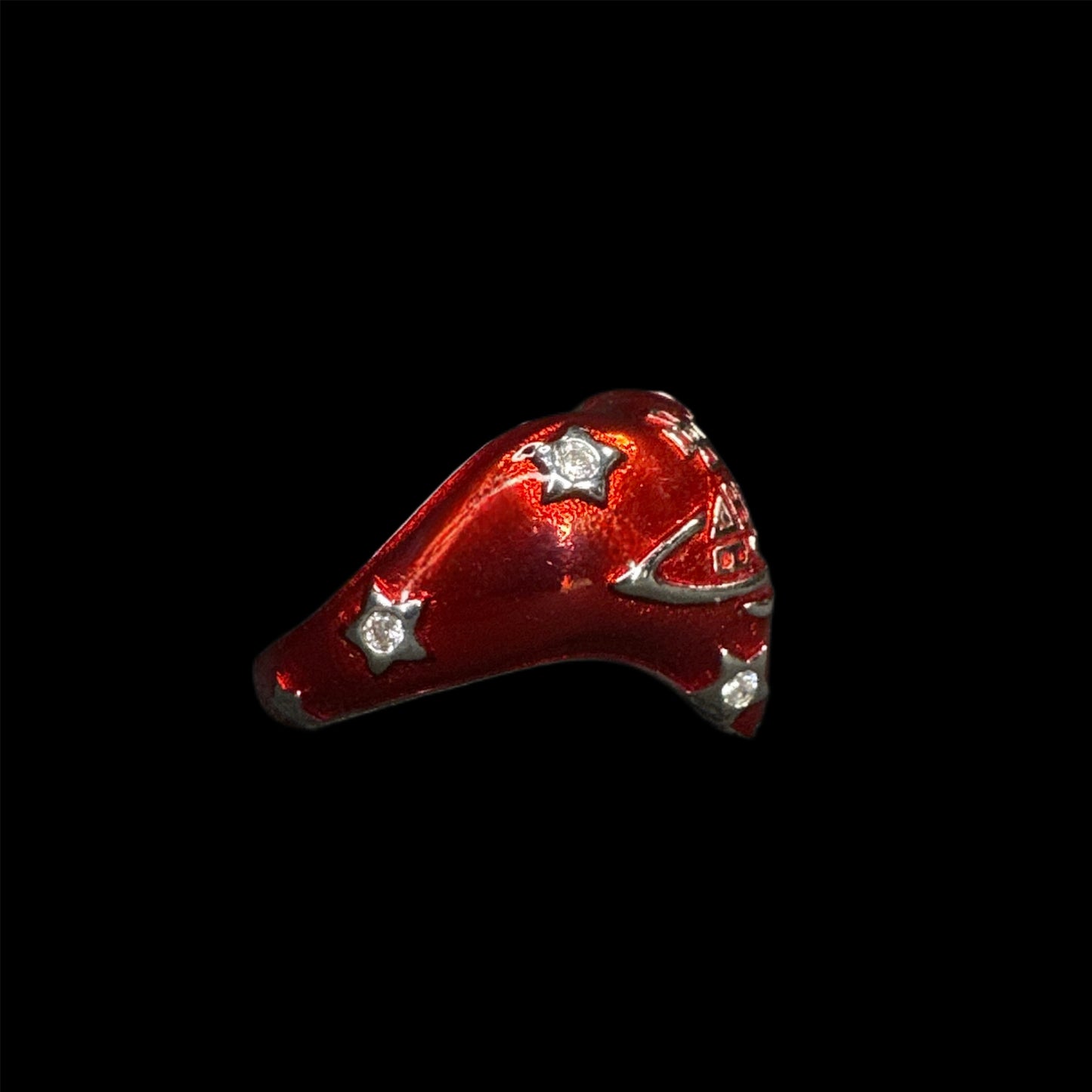 Diamante Heart ring