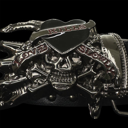 “Love Kills Slowly” Belt (Black)